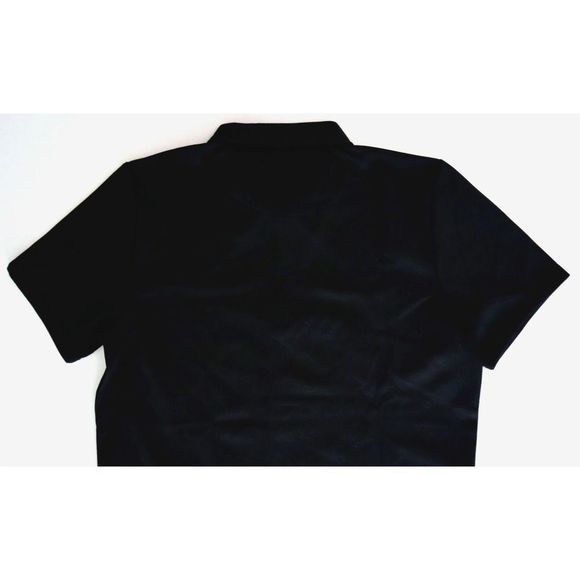 boohooMAN BMM12776 Men Sz XL Black Muscle Fit 1/4 Zip Polo & Joggers 2 Pc ￼Set - Picture 9 of 16